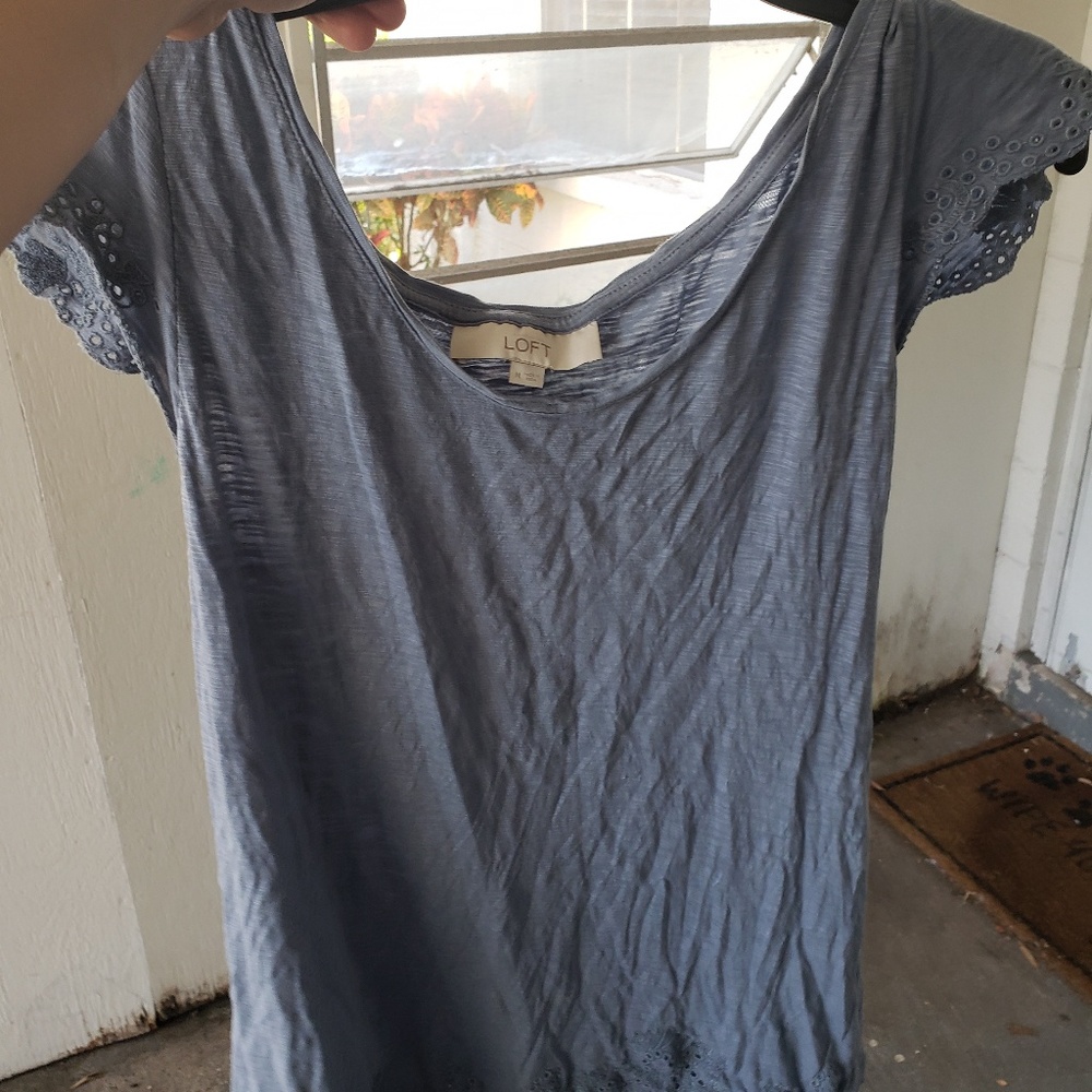 Loft blue shirt